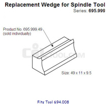 49mm Wedge for Spindle Tool 695.999.49