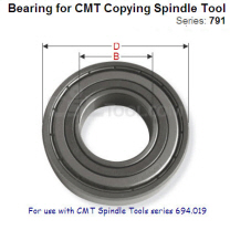Guide Bearing 62mm for Copying Spindle Tool 791.052.00