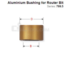 Aluminium Bushing for Grand Rebating Router Bit 799.503.00