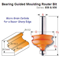 Premium Quality Bearing Guided Moulding Router Bit 956.501.11