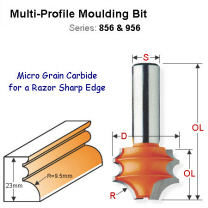 Premium Quality Multi-profiling Moulding System Bit 956.852.11