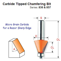 25 degree Premium Quality Chamfering Bit 836.190.11