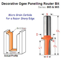 Premium Quality Decorative Ogee Bit 965.905.11