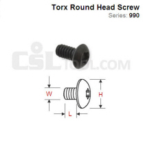 Torx Round Head Screw 990.077.00