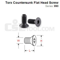 Torx Countersunk Flat Head Screw 990.079.00