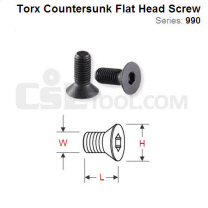 Hex Countersunk Flat Head Screw 990.083.00
