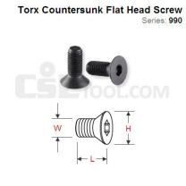 Torx Countersunk Flat Head Screw 990.093.00