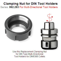 Multi-Directional ClampingNut for DIN6388 Toolholder 922.283.11