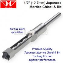 1/2" (12.7mm) Japanese Mortice Chisel and Bit Set