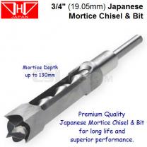 3/4" (19.05mm) Japanese Mortice Chisel and Bit Set