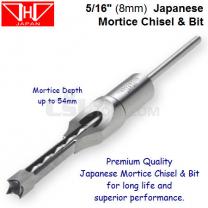 5/16" (8mm) Japanese Mortice Chisel and Bit Set