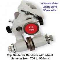 Top Guide for Bandsaws with 700 to 900mm Wheel Diameter