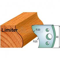 Pair of Universal Profile Limiters 40 x 4mm 691.009