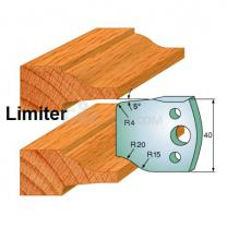 Pair of Universal Profile Limiters 40 x 4mm 691.100