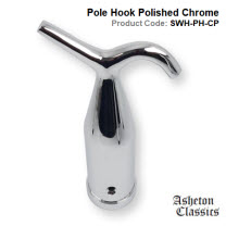 Pole Hook Polished Chrome