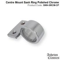 Centre-Mount Sash Ring Polished Chrome